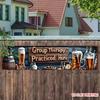 Retro Metal Wall Art for Home Office Beer Bar Decor