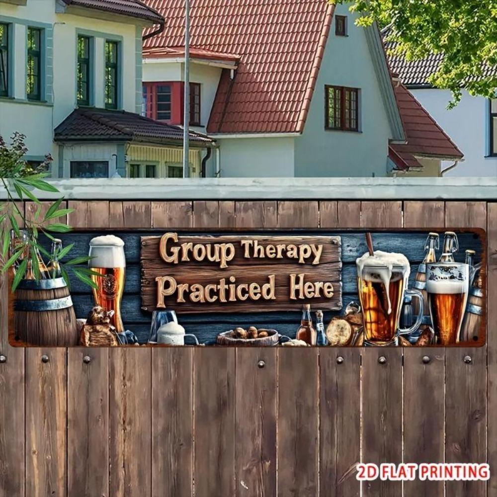 Retro Metal Wall Art for Home Office Beer Bar Decor