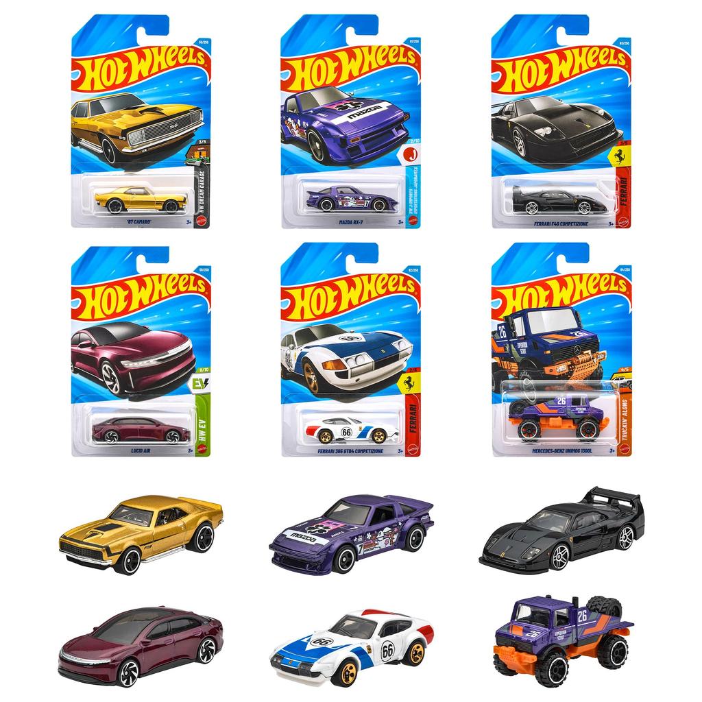 Hot Wheels Basic Cars C Assortment Vehicle Toy Mini 36 Box Ages 3 and Cars, Cars, Set, Up, Multi-Purpose, C4982-98RC