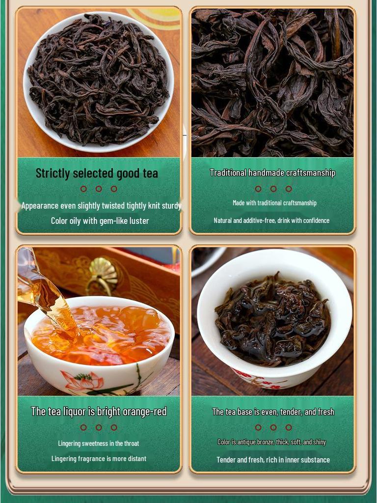 Da Hong Pao & Rou Gui Oolong Tea Gift Box with Chen Pi and Fuding White Tea