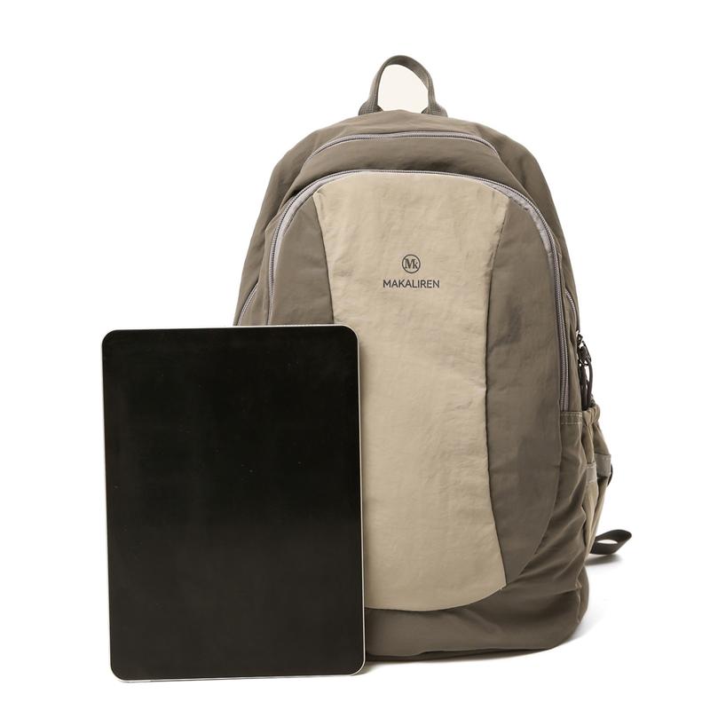 Unisex Lightweight Travel Backpack Color Block Backpack