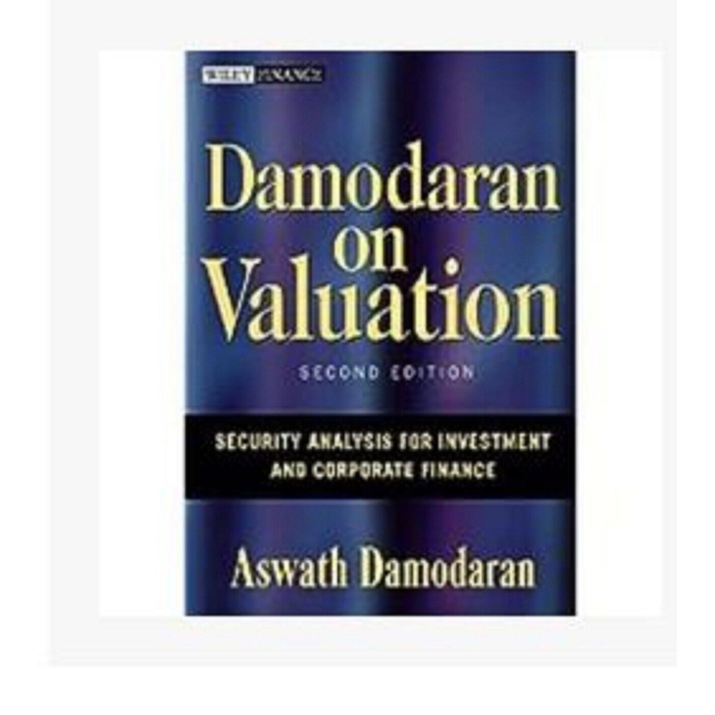 

Damodaran On Valuation Secrity Analysis For Investment Paperback