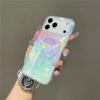Applicable to Apple 17 mobile phone case color-plated transparent glitter iphone17promax diamond pattern magnetic case 17pro