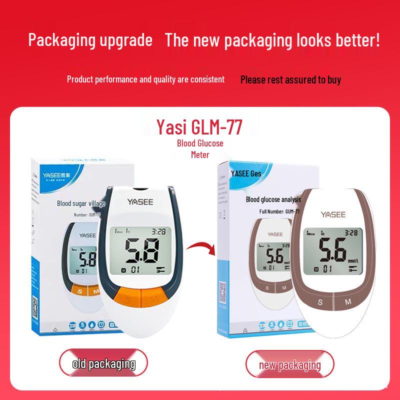 Yasi 77 Blutzuckmessgerät & Teststreifen