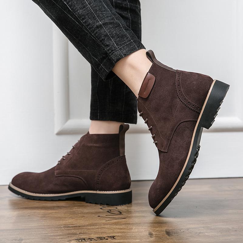 Herren Einfache & Klassische & Trendige & Business-Stil Schnürstiefel