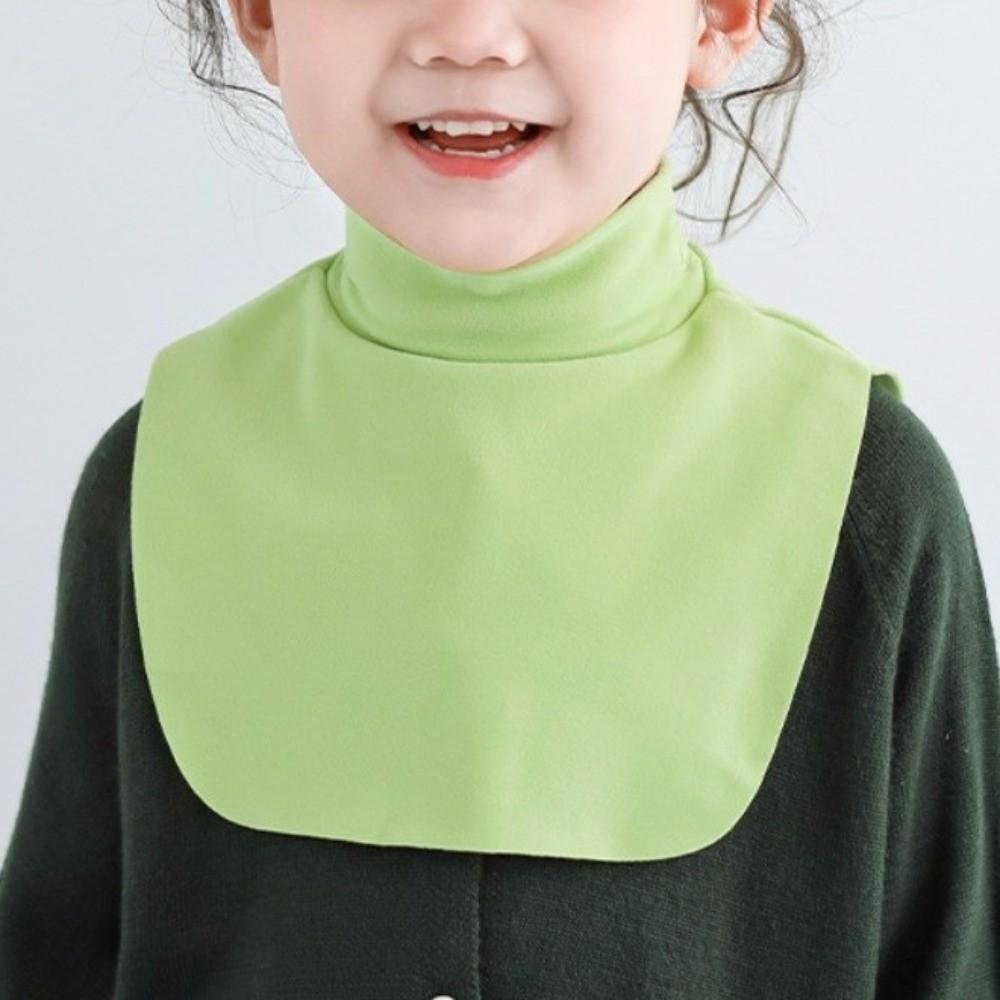 Solid Color Toddler Neck Warmer Detachable Hijab Extensions New Mock Neck Cover For Boys Girls