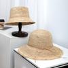 High quality thin Lafite straw visor straw hat straw hat bucket hat foldable seaside vacation big eaves sun protection hat
