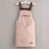 Cute Waterproof Restaurant Home with Pockets Cooking Uniform Kitchen Work Clothes Apron Apron Dress