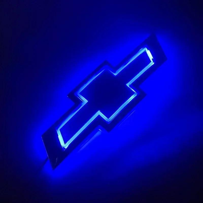 17x5.5cm Samochodowa tylna klapa bagażnika LED Odznaka Światło Naklejka dla Chevrolet Cruze Silverado Captive Traverse Spark Malibu Orlando Equinox