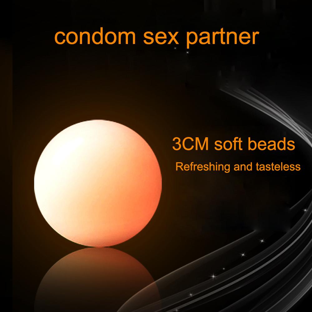 Kondom Ball Naturkautschuk Kondome Perle duldet sicheres Sexspielzeug für Erwachsene mit Penishülle