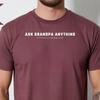 Ask Grandpa Anything Sarcastic Shirt, Graphic Tee for Grandpa, Silly Papa Tee