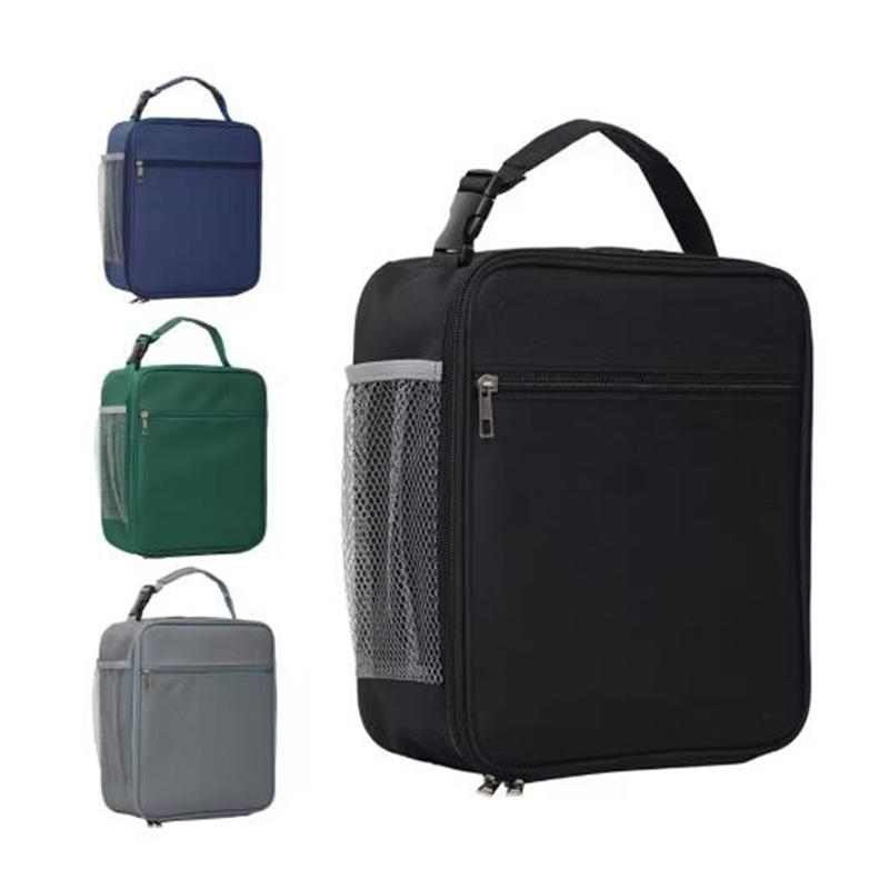 Portable Large Capacity Insulated Lunch Box Reusable Lunch Bag for Men Women Waterproof Oxford Cloth Insulated Cooler Bag