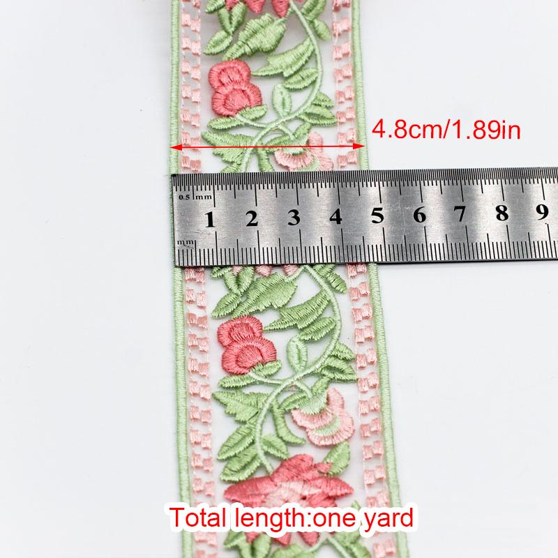 

Винтажный этнический стиль Китайская вышивка кружево Китайский стиль органза вышивка Ханьфу одежда юбка боковой край аксессуары Аксессуары