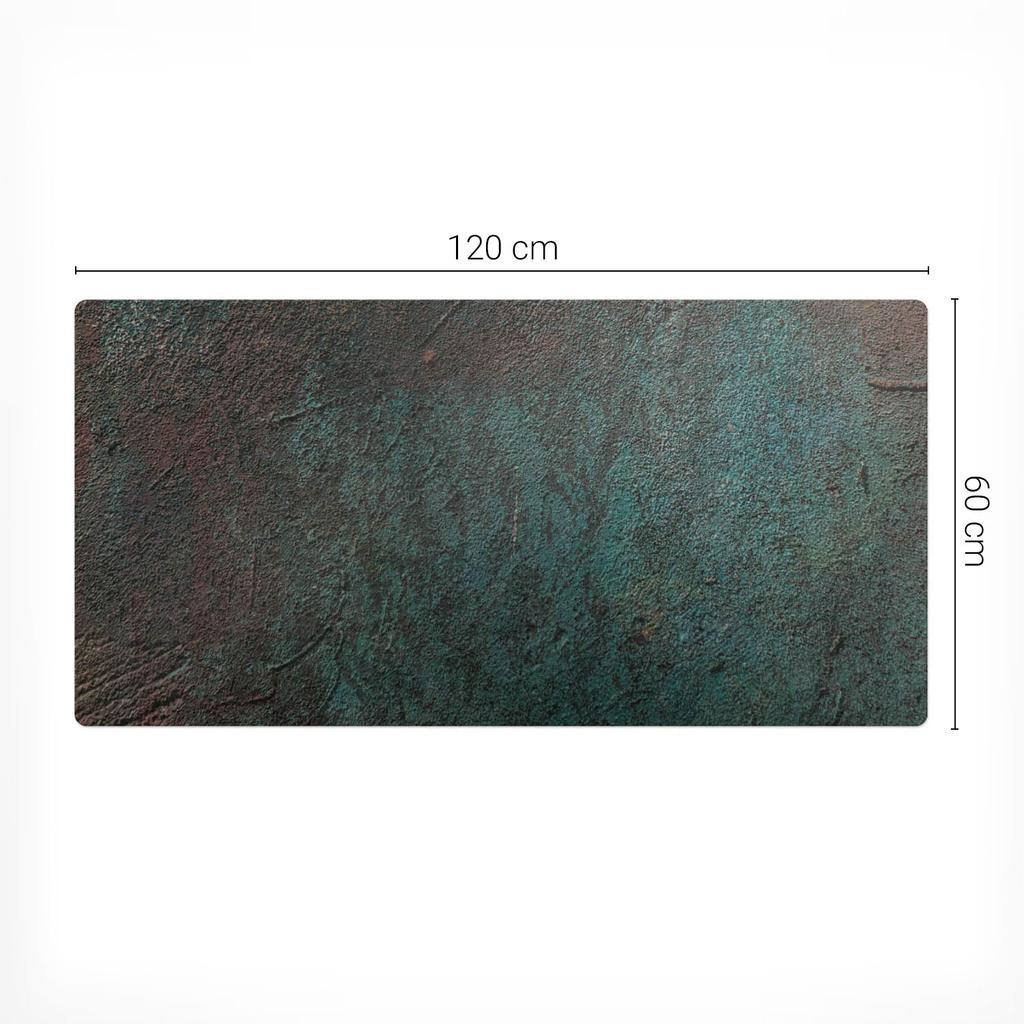 Antypoślizgowa Ochronna Mata Na Biurko Ze Wzorem Tekstura Mchu 120X60 Cm