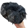 Fashionable Women's Lace Headpiece With Bows Comfortable Headband Stylish Hair Accessory For Wedding Guest Headgear