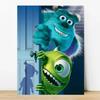 2025 Nuovo Monsters & Co Ricamo Diamante Cartone Animato Pittura Diamante Rotonda Nuovo Puzzle Mosaico Strass Decorazione Parete Casa