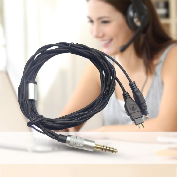 4.4mm Headphone Cable Replacement Cable Wire Connector Transmission Extension Cord for HD580 HD600 HD650 HD660S