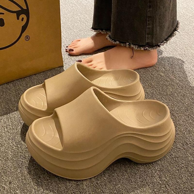 

Women s Summer Thick Bottom Slip-On Sandals Indoor Home Beach Outdoor Wearable EVA Material Comfortable Sensation Flats 35-36