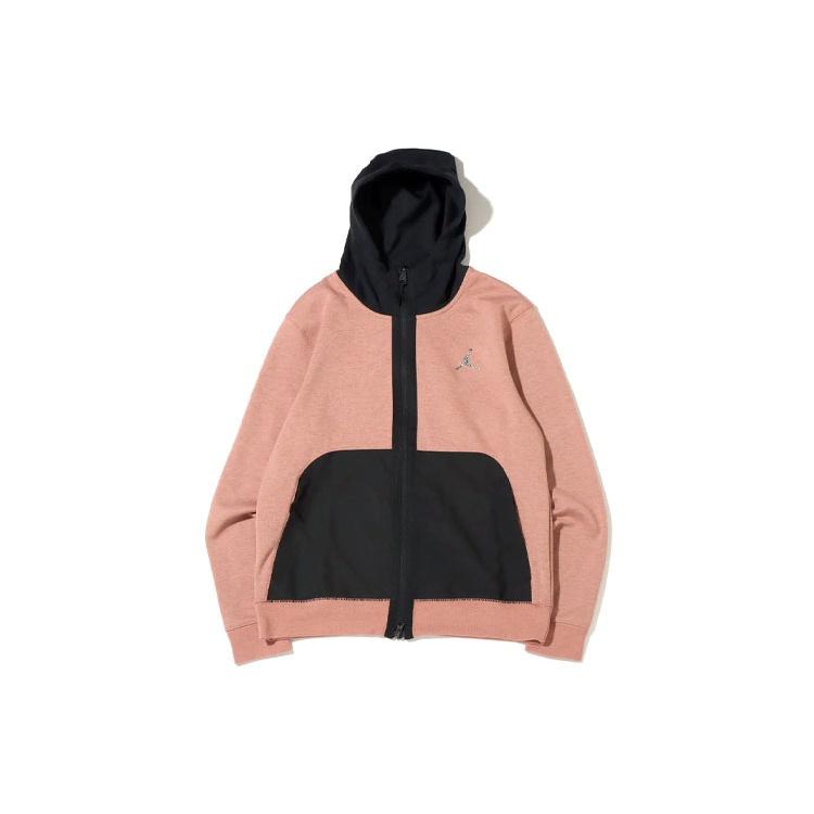 Men s Air Jordan Contrasting Colors Pocket Sports Jacket Pink DJ0876-668 L
