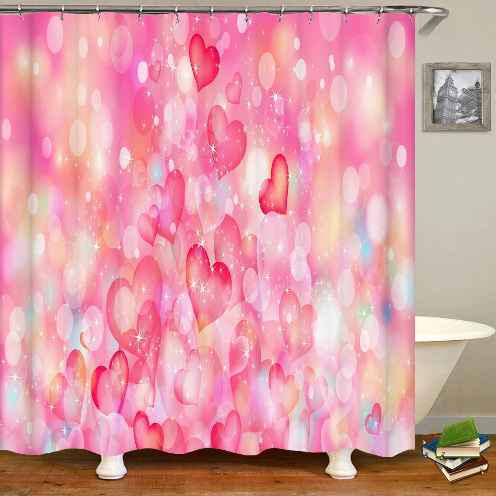 Golden Fantasy Colorful Print Shower Curtain Waterproof Polyester with Hook Bathroom Curtains Home Decoration 3D Shower Curtain