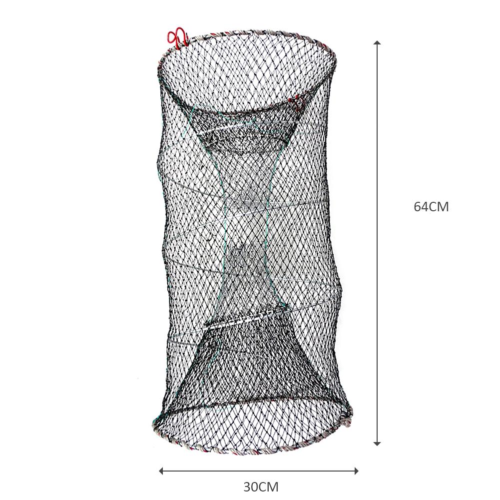 Foldable Fishing Cast Net Crab Trap Fish Cages Shrimp Fish Trap Large Creel Feeder Loach Crab Catchers Surfcasting Accessories