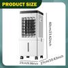 Evaporative Air Fan Sleek Adjustable for Apartment Living Room Jp Adapter Mechanical