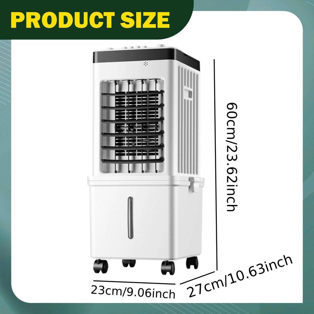 Evaporative Air Fan Sleek Adjustable for Apartment Living Room Jp Adapter Mechanical