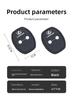 4PCS Car Door Lock Buckle Silicone Cover Sticker For Lexus RX300 CT200H ES200 GS300 IS250 ES LS LC NX UX RX RZ GX LX LM G etcJT3 