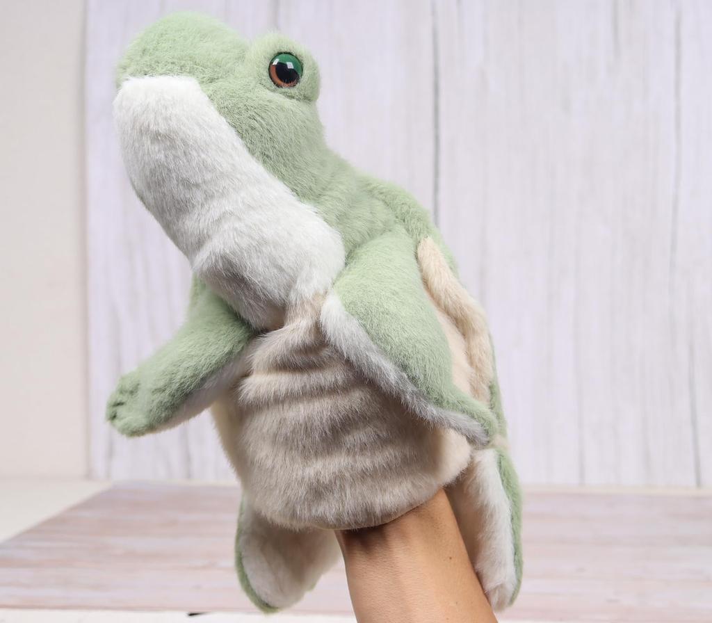 Takeoff Hand Puppet Turtle Plush Toy