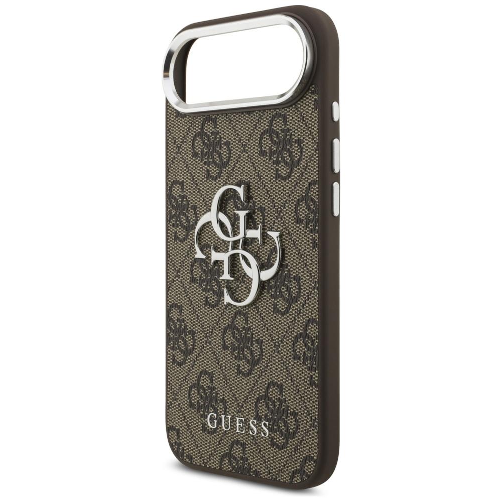 Coque Guess 4G Big 4G Logo Classique pour iPhone Air Marron Argenté