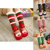 Festliche Weihnachts-Hausschuhe mit weichem Faux-Fleece-Futter und Grippsohlen