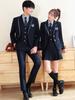 Unisex College-Style JK Uniform: Pleated Skirt & Suit Set