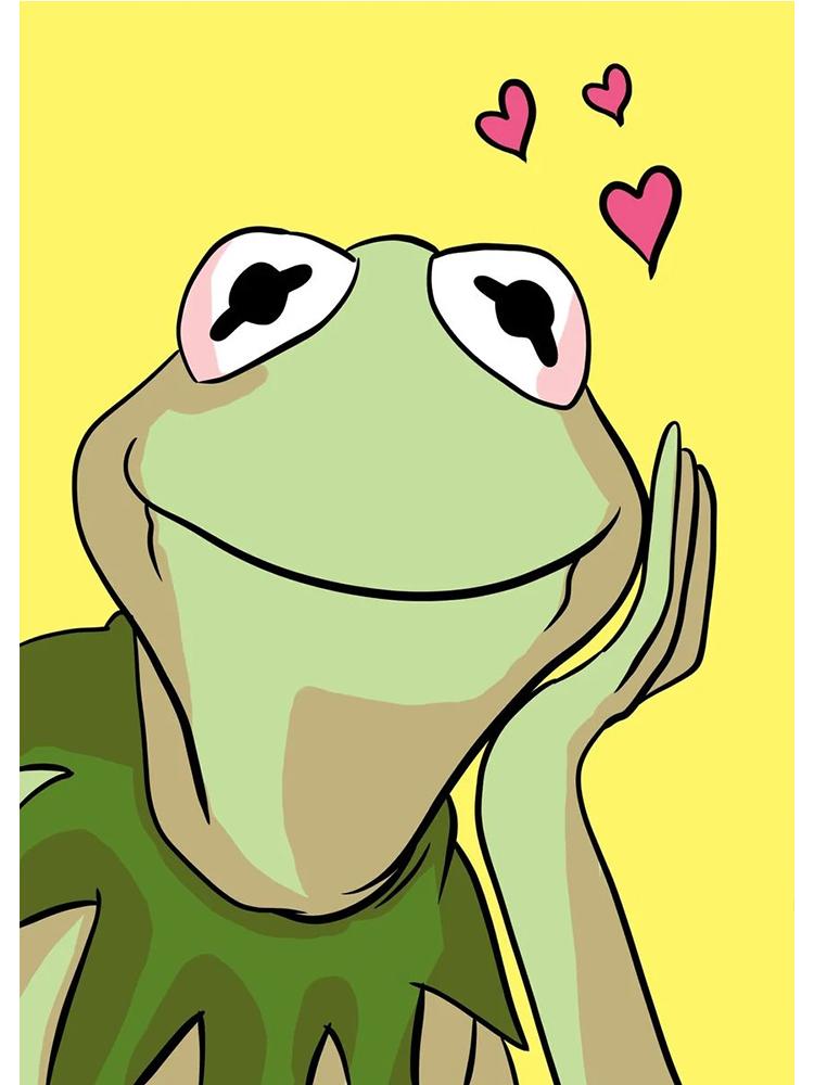 

Лягушка Гусь забавные и полезные мемы плакаты и принты холст картина мультфильм настенное искусство для гостиной украшение дома подарок 40x60cm No Frame