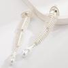 1Pair Fashion Pearl Dangle Earrings Luxury Exquisite Vintage Drop Earrings Exaggerated Creativity Unique Elegant Jewelry Gifts