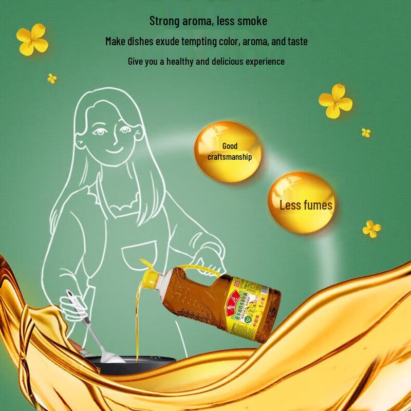 Vaseline Classic Lip Balm Original 7G & Luhua Rapeseed Oil 5L Bundle