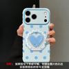 Applicable To Apple 11promax Mobile Phone Case 11 Korean Simple Iphone11 Polka Dot Love Bracket 11 Large Windows