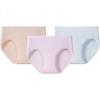 PurCotton Women's 7A Antibacterial Knitted Breathable Basic Mid-Waist Women's Underwear