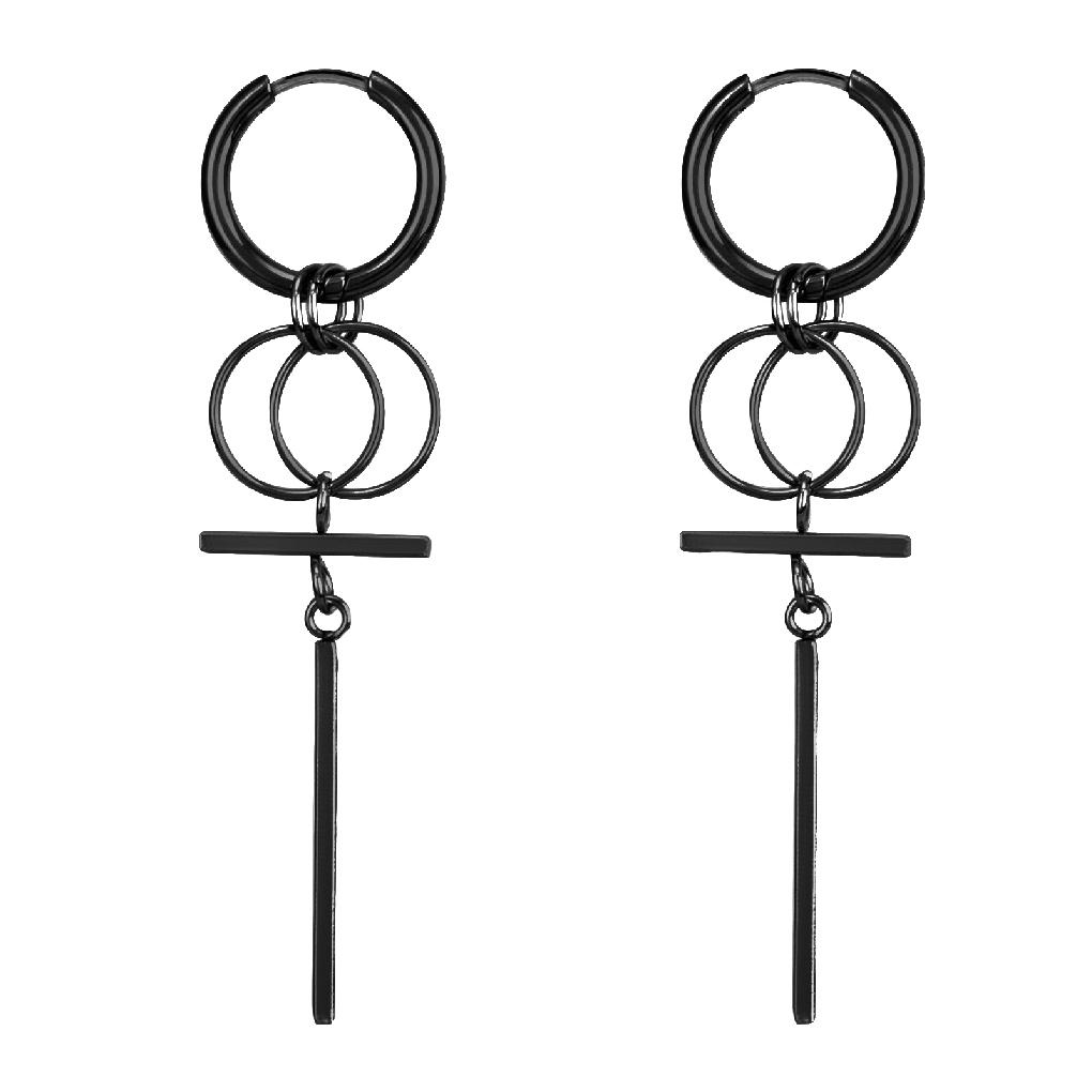 

1 Pair Stainless Steel Earrings for Jewelry Women Drops Ears Earring Women Hoop Decor for Party Banquet Daily Dress Decor