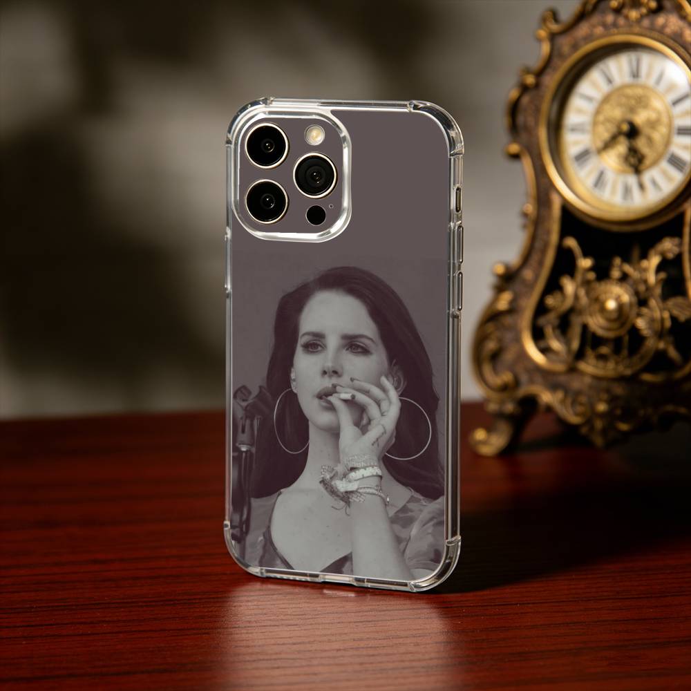 L-Lana D-Del R-Rey Singer Phone Case For iPhone 17 16 15 14 13 12 11 Mini Pro Max Plus Transparent Cover
