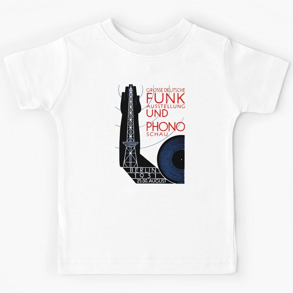 1931 Radio and Music Exhibition Kids T-Shirt 160