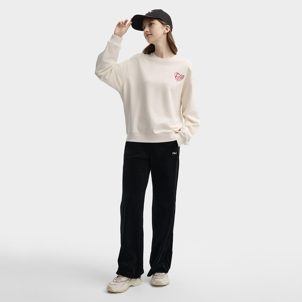 New FILA Sweatshirts Men's Steam White F11U439202FIV