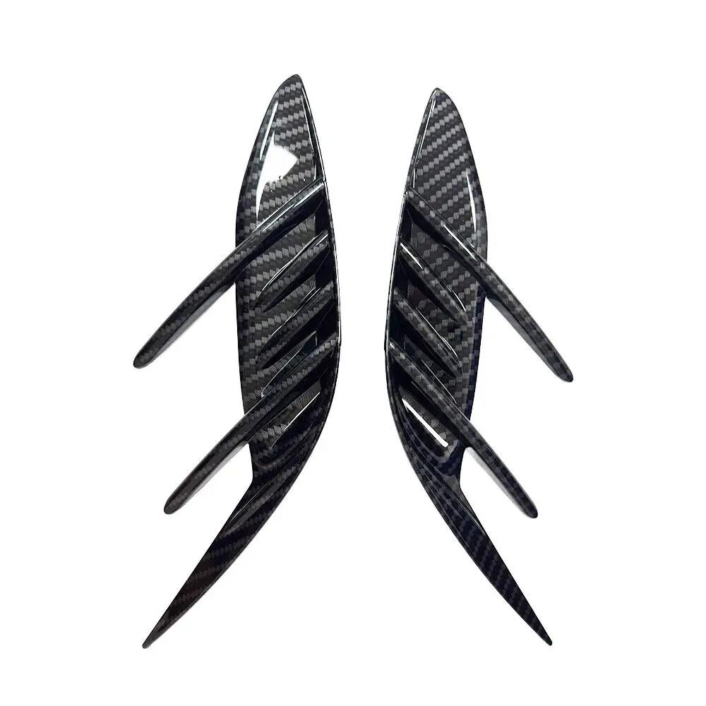 For KIA Stinger 2018      Car Rear Bumper Spoiler Fender Side Vent Cover Canard Splitter Trim Accessories