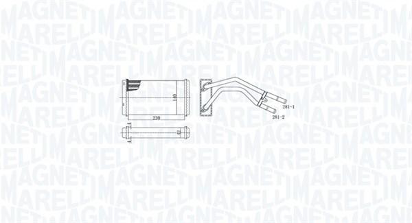 Magneti Marelli Heater 350218477000