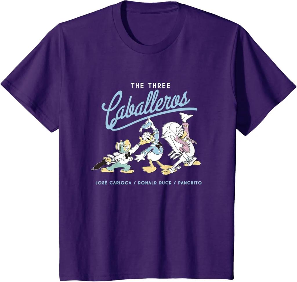 Hot Fashion Casual The Three Caballeros Retro Donald Duck T-Shirt S-4XL Summer Unisex