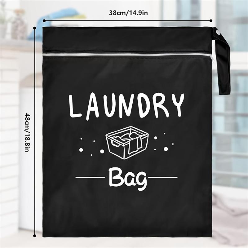 1pc Large Travel Laundry Bag Waterproof Washable Dirty Cloth Bag for Traveling Wet Dry Bag Bathing Suit Workout Bag