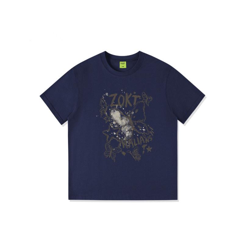 Women's Plus Size Loose Fit Summer T-shirt - Short Sleeve, High Street Design, Half Sleeve, Available in Extra Large Sizes (2-300 Jin)