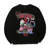 EEERRR Street League Artwork Damage Washing Over-Crop Fit Long Sleeve (Black)