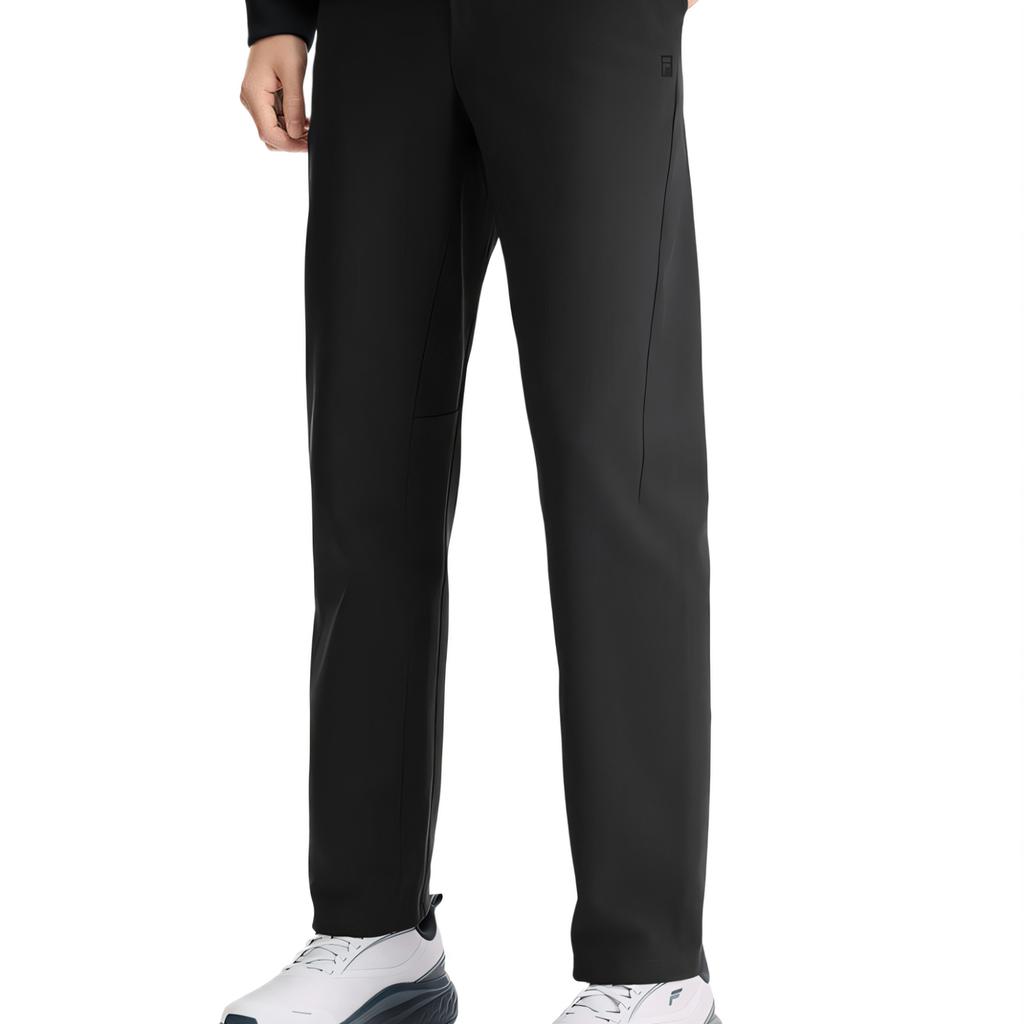 Fila SS25 A.P. Comfortable Soft Skin-Friendly Fashion Knitted Sports Pants Men Bottoms Deep-Black A11M511614F