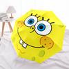 1pc Happy SpongeBob SquarePants Design Durable Cartoon Folding Umbrella, Portable Compact Umbrella for Men and Women P058