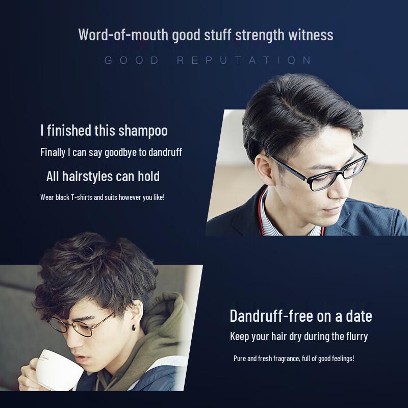 VS Men's Anti-Dandruff & Refreshing Shampoo Twin Pack